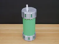 Lidded top can holder for standard US 16 and 12 oz cans