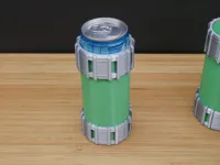 Open top can holder for US sleek 12 oz, and 7.5 oz cans