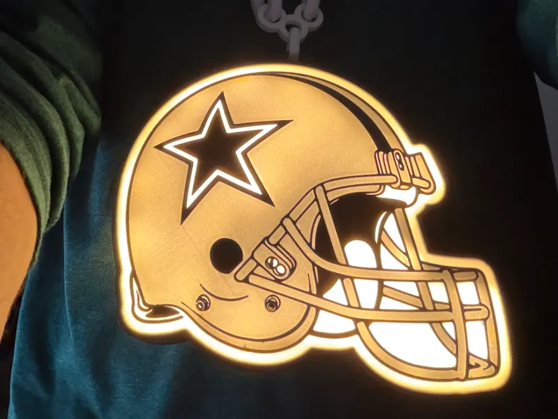 Dallas Cowboys LED hype fan chain!   