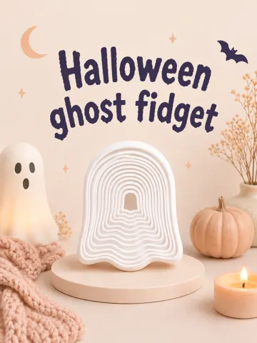 Objeto manipulable: Halloween Ghost fidget — vista de referencia 2