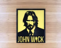 Portrait John Wick noir et blanc — photo 2