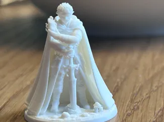 Bladesinger Wizard Elf DnD Mini no supports needed