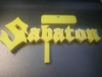 Présentoir logo du groupe Sabaton — photo 2