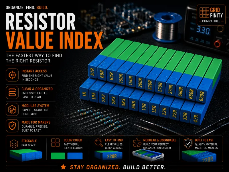 Resistor Value Boxes – 30 per Box