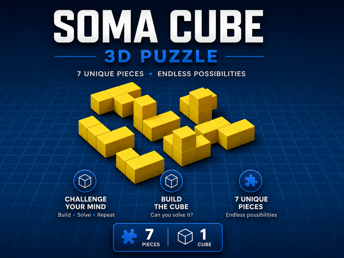 Soma Cube - 3D Puzzle