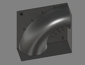 2 Inch pipe cutting jig
