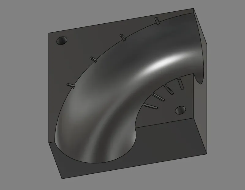 2 Inch pipe cutting jig