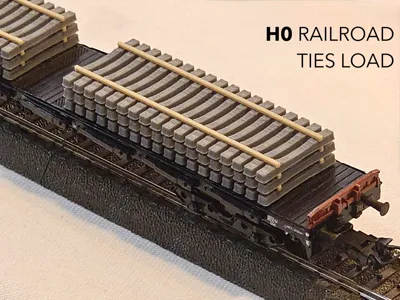H0 Concrete Sleeper Load (H0, 1:87)