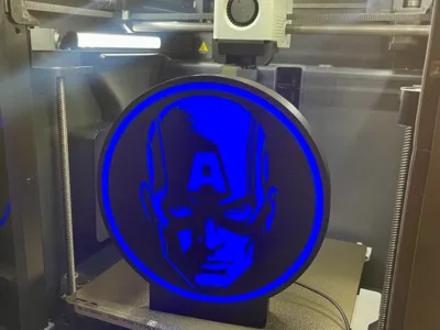 Captain America lightbox