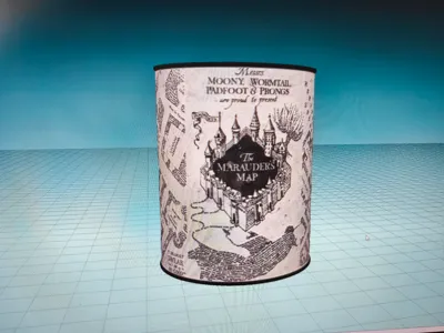 lampshade Marauder's Map