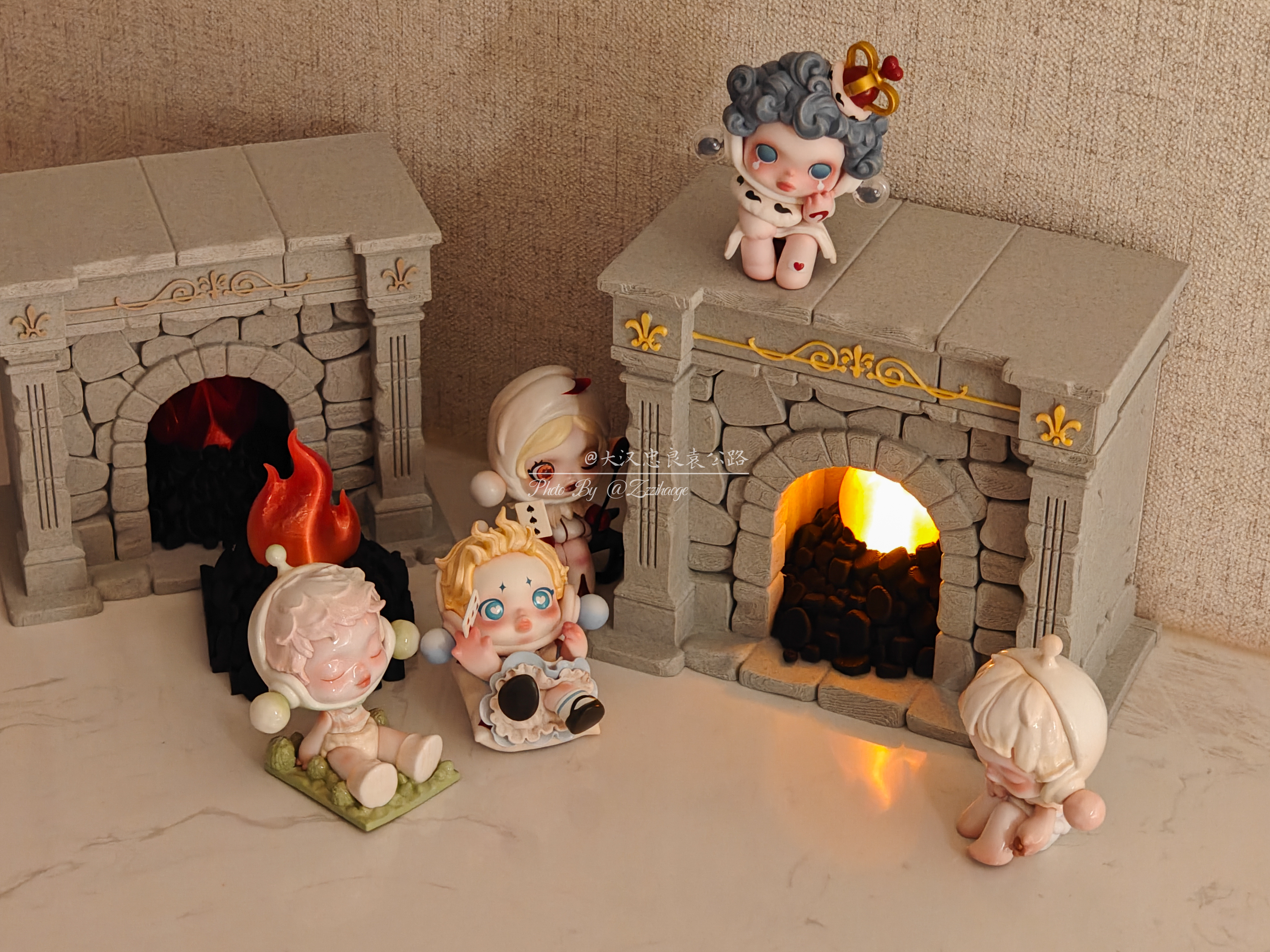 3Dプリント 暖炉の物語|暖炉雰囲気灯ディスプレイ台—Lumina•Hearth