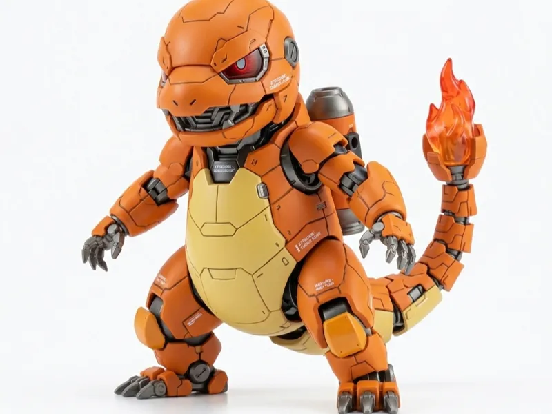 Mecha Charmander – Ultimate Mechanical Dragon