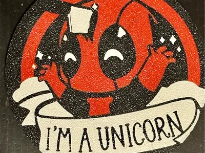 Deadpool - I'm A Unicorn Coaster