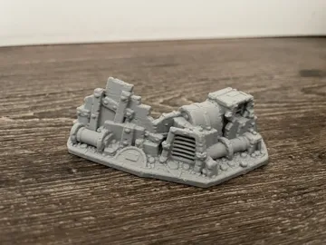 Escenografía en miniatura: Industrial Scatter Terrain – Sci-Fi Gelände 28mm — vista de referencia 4