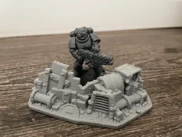 Escenografía en miniatura: Industrial Scatter Terrain – Sci-Fi Gelände 28mm — vista de referencia 5