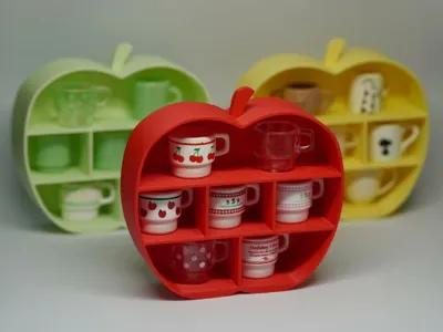 Apple Cabinet Miniature 1:6 Scale Dollhouse Model