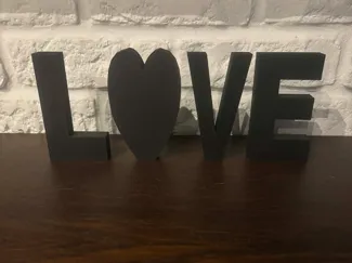 LOVE 3D Letters