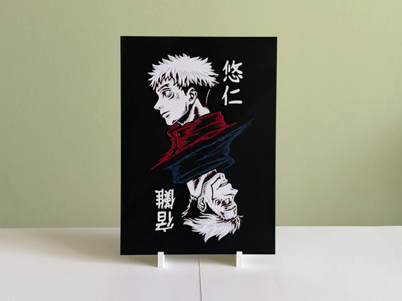 Jujutsu Kaisen - Yuji Itadori e Sukuna - HueForge