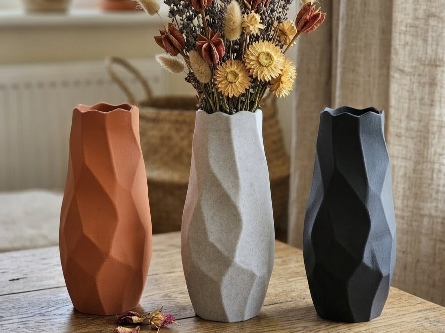Modern Facet Vase - 1