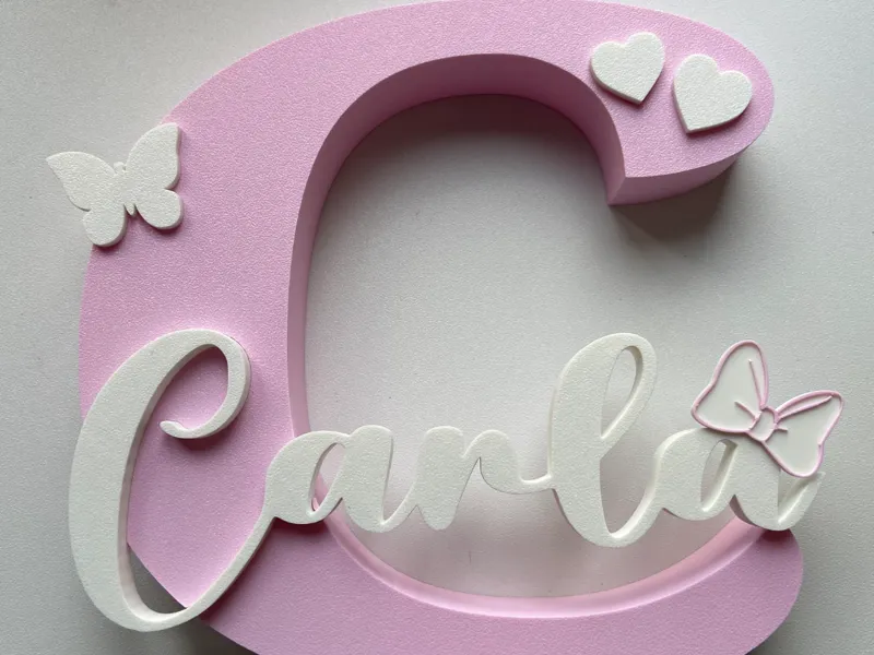 Letra Carla Decoración 