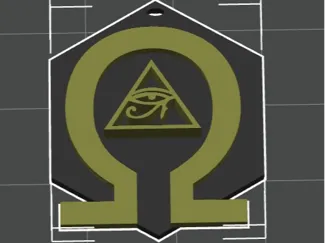 Omega over the eye