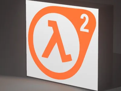 Half-Life 2 Lambda Logo Lightbox