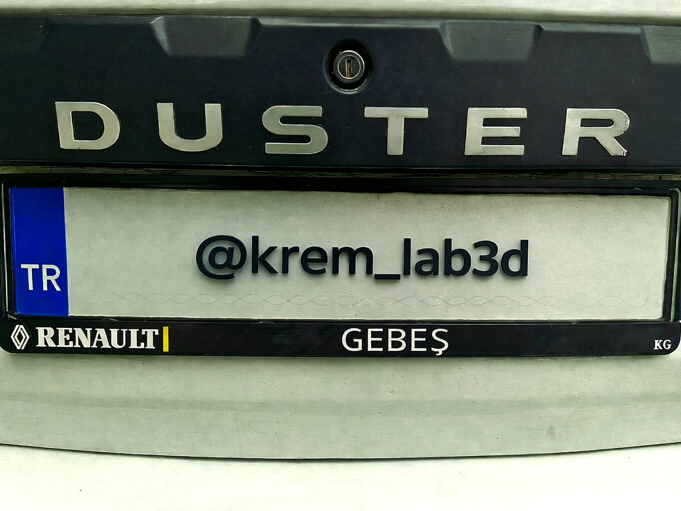 License Plate Frame Text