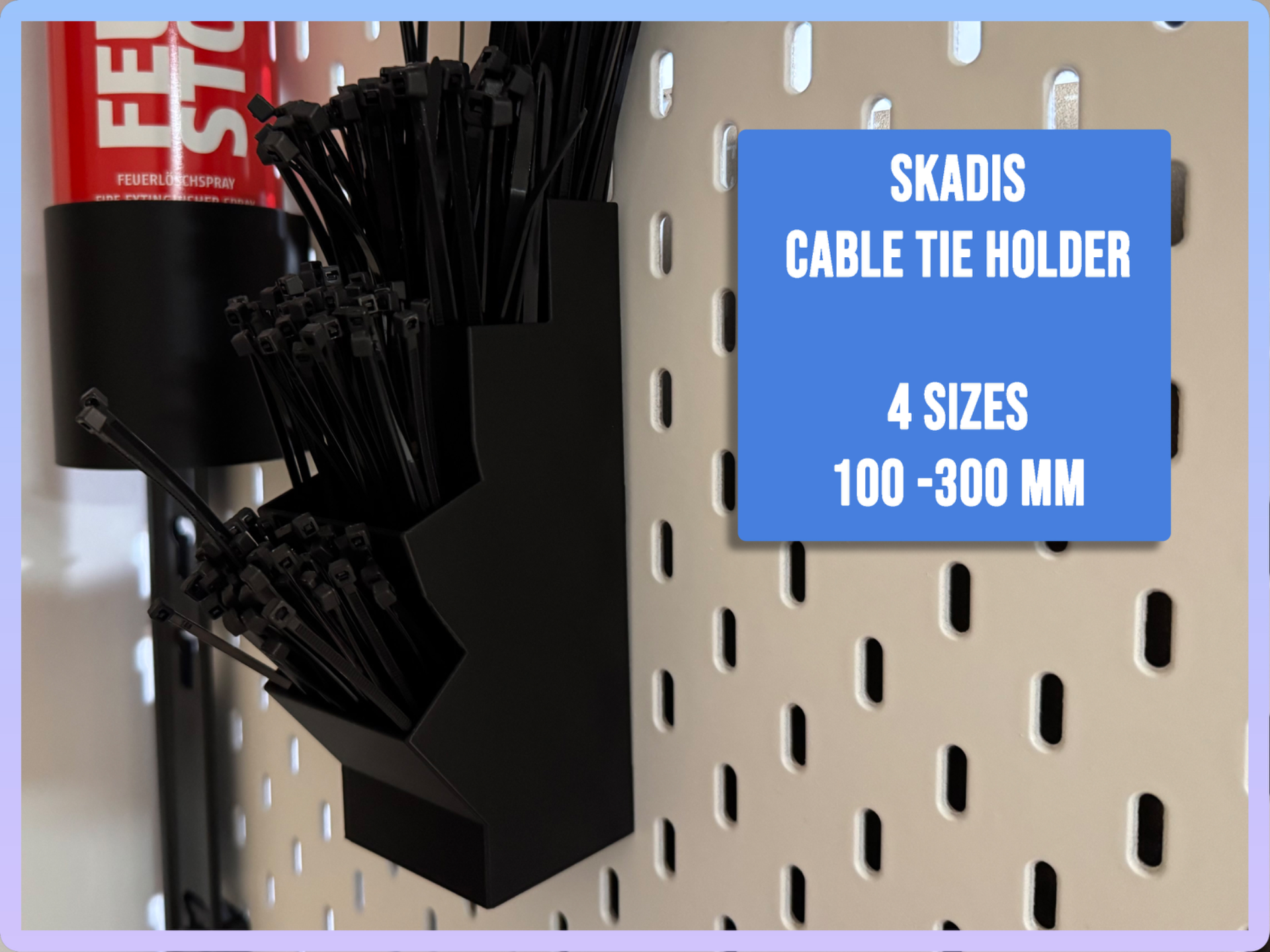 Skadis Cable Tie Holder - Kabelbinder Halter