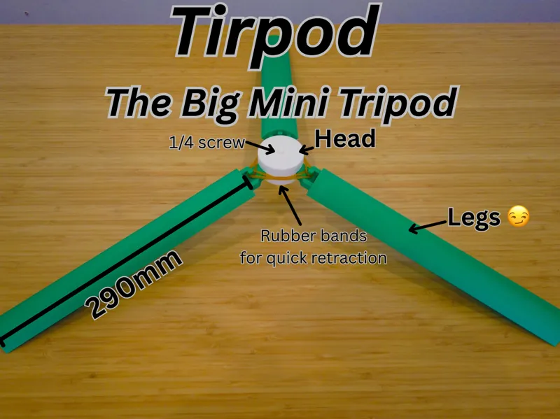 Tirpod - The Big Mini Tripod