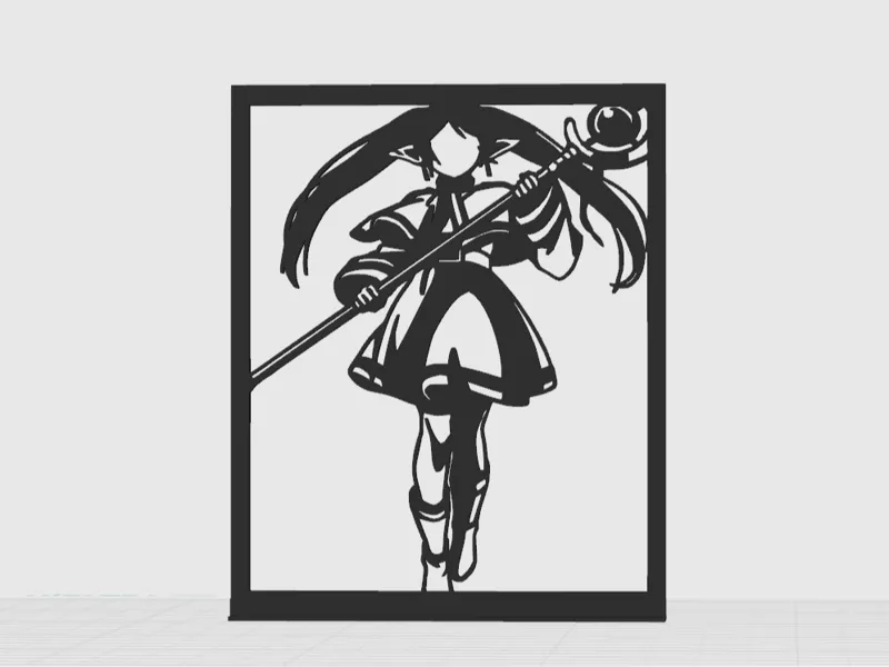 Frieren The Slayer Silhouette Decoration│Frieren