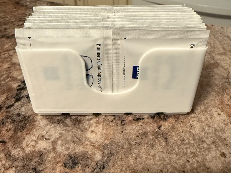Lens Wipe Dispenser - Gridfinity
