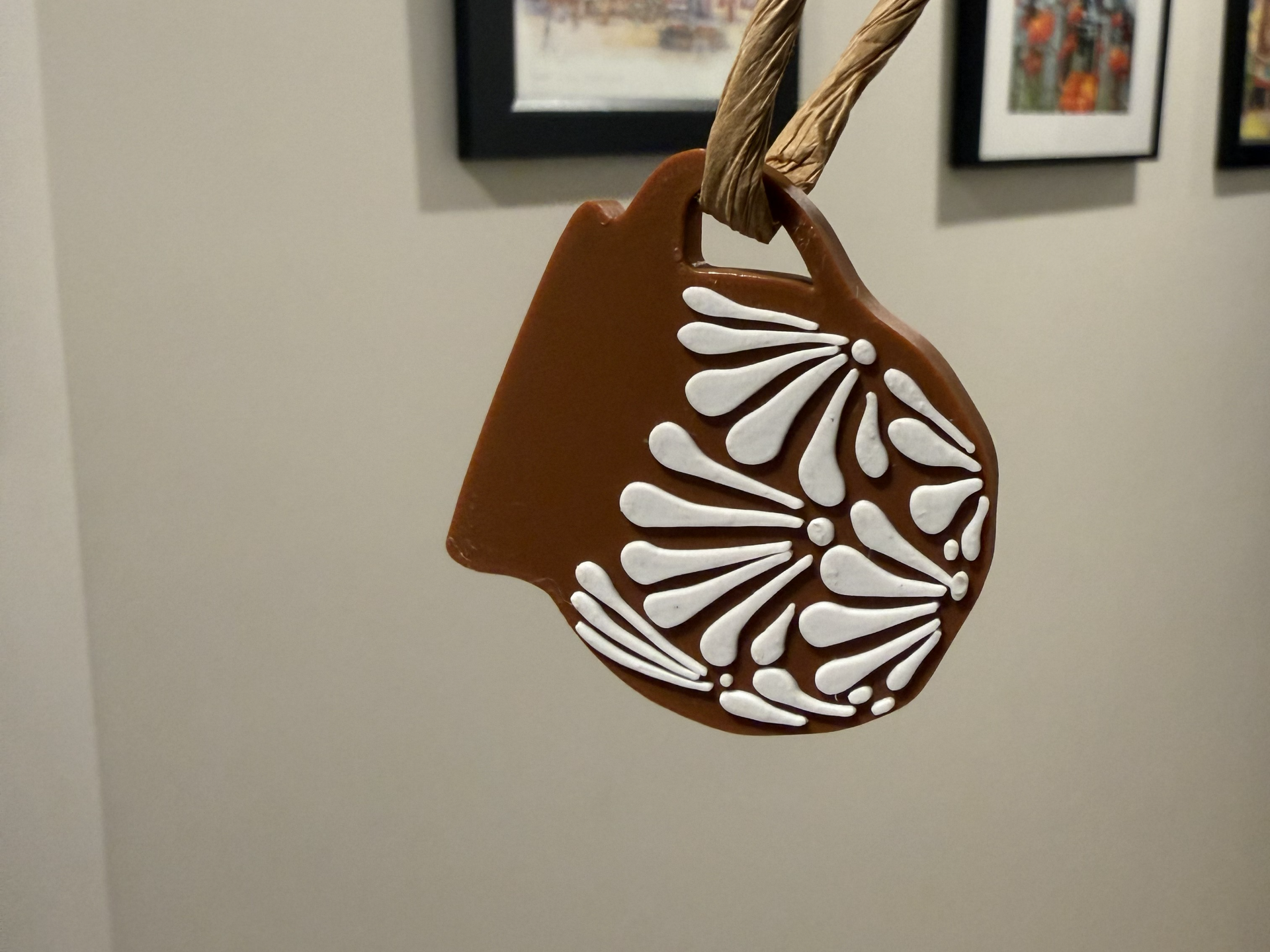 Talavera Print Mug Keychain