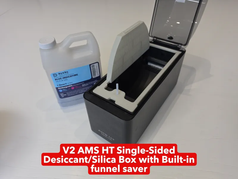 V2 AMS HT Single-Sided Desiccant/Silica Box