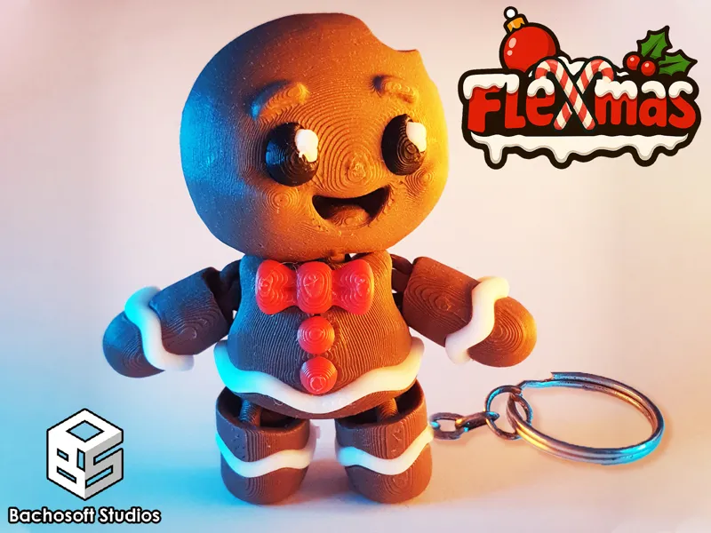 FleXmas|Articulated Christmas Gingerbread Man