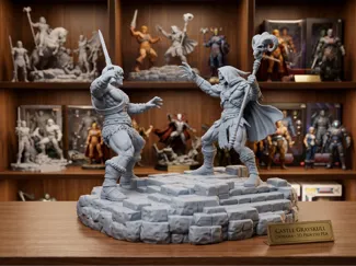 He-Man vs Skeletor: Epic Diorama