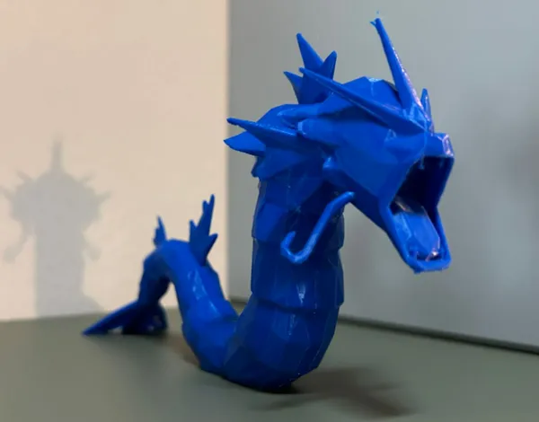 Gyarados low poly (Pokémon)