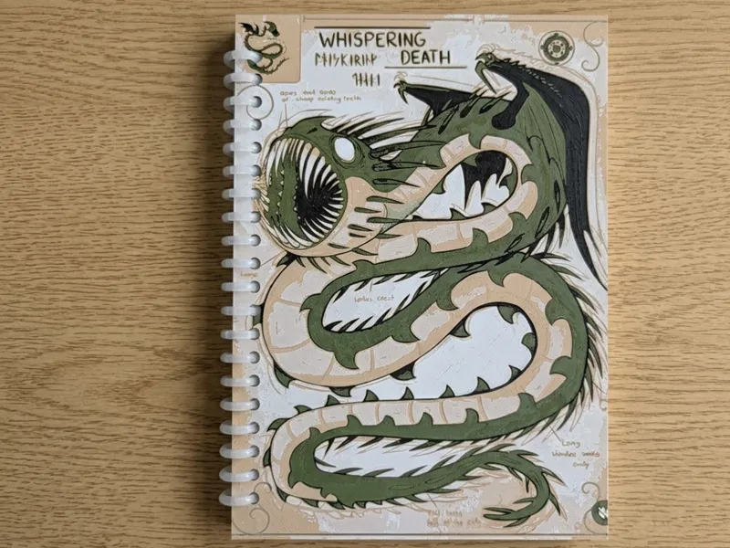 Notebook cover- How to train your dragon