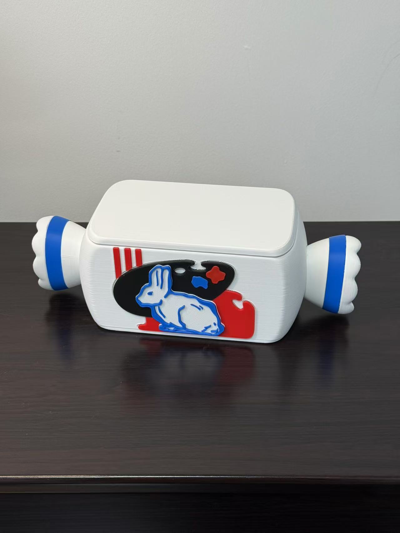 Miniatura 4 do modelo 3D 【大白兔奶糖收纳盒&冰箱贴&纸巾盒】童年回忆/拆件/多色/h2c