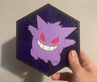 #94 Gengar Hex Wall Art