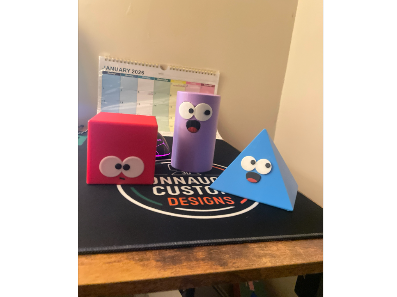 cartoonito 3D Shapes - cartoonito mascots