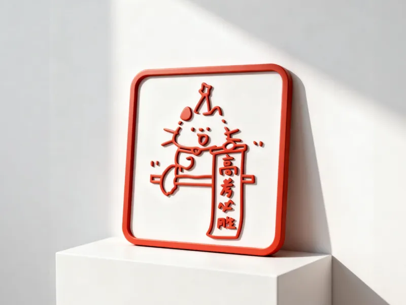 高考必胜-高考中考励志文案-考公上岸好运摆件