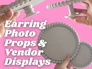 Earring Photo Prop & Vendor Market Display Trays