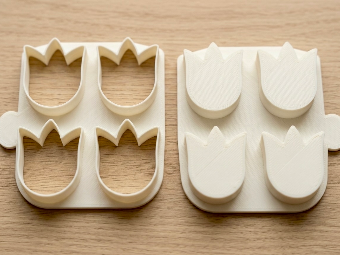 Customizable Parametric Tulip Cookie Cutter