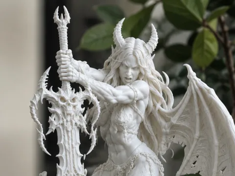 Modelo para impresión 3D: Demon Warrior — referencia de MakerWorld