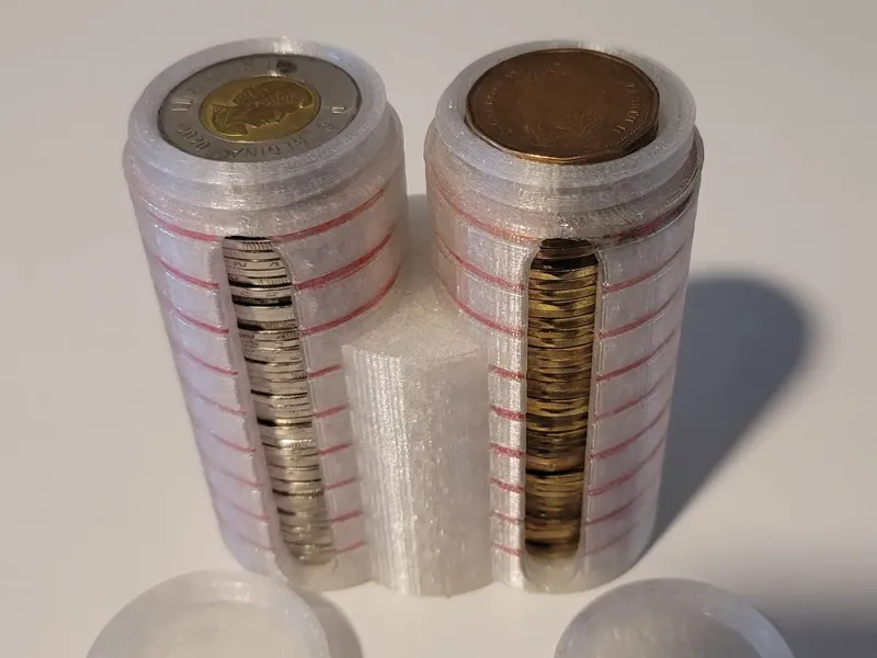 Loonie & Toonie Coin Holder for Laundry/Car Wash