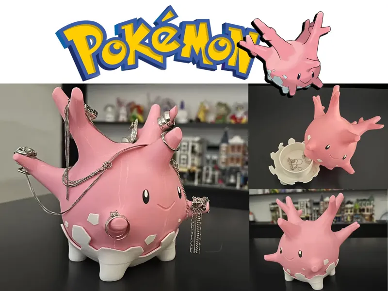 宝可梦太阳珊瑚(Corsola),首饰展示、收纳装置,无需AMS