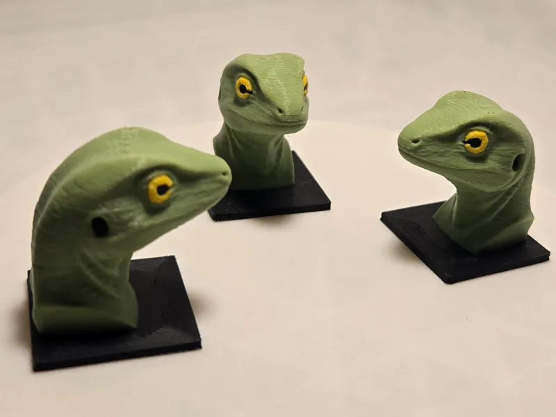 lizard bust