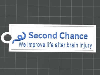 Second Chance Charity Keychain