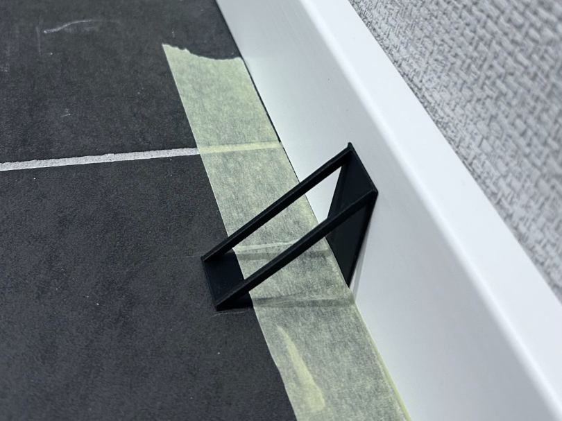 Fußleiste Klebehilfe, skirting board