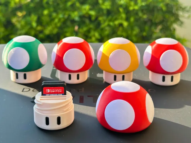 Nintendo Switch Game Case (Mario Mushroom Edition)